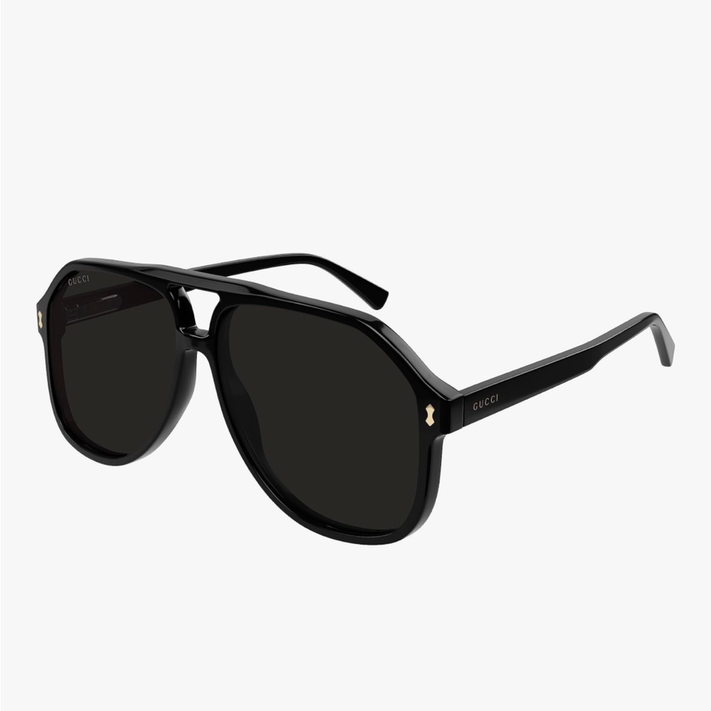 Gucci Black Aviator Sunglasses